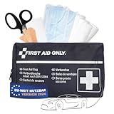 First Aid Only Kfz Verbandtasche DIN 13164 | Auto Verbandskasten als Erste Hilfe...