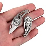 BEEK Mini Messer, EDC Messer, Schlüsselanhänger Messer, Klein Klappmesser, Titan Messer,...