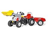 Rolly Toys 023936 - rollyKid Steyr CVT 6165 Trettraktor mit Anhänger (für...
