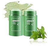 Green Mask Stick,Green Tea Deep Cleanse Mask,2 StüCk...