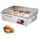 Elektrische Grillplatten, große kommerzielle Edelstahl-Backplatte mit...