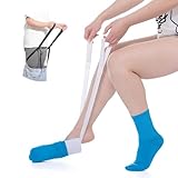 2 Stück Anziehhilfe für Socken und Hosen, Anziehhilfe für ältere und behinderte...