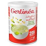 Gerlinéa Suppe Lauch Kartoffel - Proteinreicher Mahlzeitenersatz - Trockensuppe -...