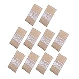 VINTORKY 10 Stück Bestecksack hochzeitsdeko hochzeitsdeco Platzkartenhalter geburtstags...