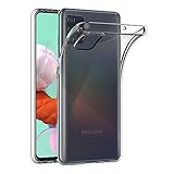 AICEK Hülle Compatible für Samsung Galaxy A51 Transparent Silikon Schutzhülle...