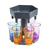 6-Wege-Schnapsglasspender, zum Aufhängen von Gläsern, Ständer für Cocktails,...