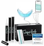 Hochwertiges Teeth whitening kit von UniqueSmile - All in One Bundle für Zahnaufhellung &...