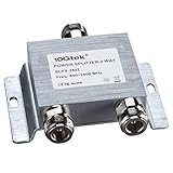 Band 2 Way Splitter with N Female 50 Ohm Cellular Signal Power High Isolation Low Voltage...