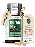 Sägepalmenextrakt & Kürbiskernextrakt - 8 Fach Kombi mit Brennnesselextrakt, Vitamin E,...