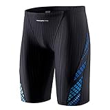 MY KILOMETRE Herren Jammers Lang Badehose Schwimmen Badeanzug Jammer (DE/NL/SE/PL,...