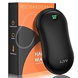 Handwärmer Wiederaufladbar, USB Taschenwärmer mit 10000-mAh Tragbarer Powerbank Digital...