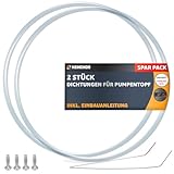 Kenekos - 2x Dichtung Pumpentopf geeignet für Bosch Siemens 12005744 Neff Constructa...