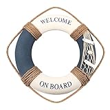 Nautische Rettungsring Dekoration Rettungsring Wandbehang Dekor Lebensring Home Wandtür...