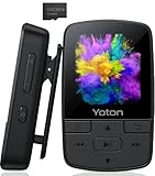YOTON MP3 Player Bluetooth 5.0 Sport 64GB mit Clip, Mini MP3 Player mit HiFi Lossless...