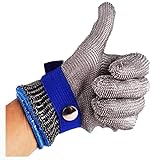 Stahldraht-Handschuhe, schnittfeste Handschuhe, geschnittene Stahldraht-Mesh-Handschuhe,...