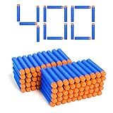 Neuytiky 400 Stück Darts Bullets,Foam Bullet,Pfeile Darts für Nerf Zubehör,Soft Darts...