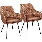 Yaheetech 2er Esszimmerstühle mit Armlehne Sessel für Wohnzimmer/Esszimmer...