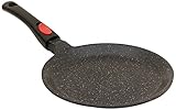 Kamberg 0008050 – Crêpepfanne 24 cm – Abnehmbarer Griff – Aluminiumguss...