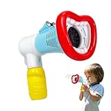 Bubble Maker Machine | Handheld Large Mouth Horn Shape Bubble Maker | Batteriebetriebene...