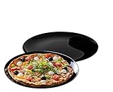 2 Pizzateller/Grillteller 32cm Black Italian Style