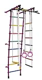 Generic Sprossenwand Kinderzimmer Spiral | Kletterwand Kinder | Spielplatz aus Metall für...