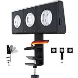 SCHWAIGER 658163 Grill-Leuchte LED BBQ-Licht Klemm-Lampe 3 Strahler...