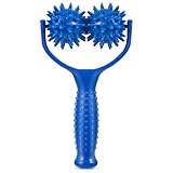Kaimeilai Massageroller mit Noppen, Massageroller mit 2 Massagebälle Massage-Roller...