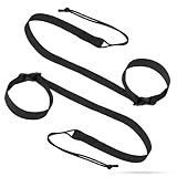 PEUTIER 2 Stück Snowboard Leinen, Verstellbar Snowboard Bindungsgurte Verdeckte Snowboard...