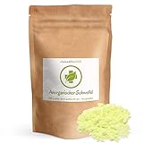 Anorganischer Schwefel (sulfur) - 500 g - BESTSELLER - 99,9% pharmazeutisch rein (Ph....