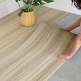 WIFEA Vinyl-Bodenbelag-Rolle, 60 x 1000 cm, Holzmaserung, selbstklebende...