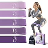 Fitnessbänder 5er Set Widerstandsbänder mit 5 Stufen Übungsbänder für...