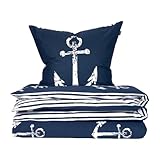Schiesser Bettwäscheset Marina | 2-teilig | Maritim | Renforcé | 100% Baumwolle |...