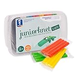 Feuchtmann JUNiORKNET Maxi | Knetset 14 x 35g weiche Kinderknete in Stangen | vegane...