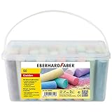 CREATIV DISCOUNT® NEU Faber Straßenmalkreide im Eimer, Rund, 50 Stk.