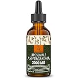 AureaSalus Liposomale Ashwagandha Tropfen 2000 mg, reiner Ashwagandha-Wurzelextrakt mit...