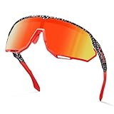 CARFIA Fahrradbrille Schnelle Brille Polarisierte Herren Sonnenbrille UV 400...