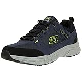 Skechers Herren Oak Canyon-51893 Sneaker, Blau Navy Lime Nvlm, 45 EU