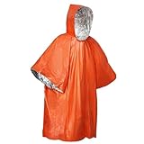 Reise-Regenponcho – Regenponcho mit Kapuze | Wasserdichte Regenmanteljacke für Männer,...
