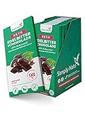 Simply Keto Lower Carb* Schokolade mit 60% Kakao - Edelbitter Schokolade ohne...