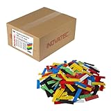 600 x INOVATEC Kunststoff Verglasungsklötze Set Glasklötze Unterleger 100x24x 1, 2, 3,...