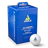 JOOLA 42183 Tischtennisbälle Outdoor 40+ mm Tischtennis-Trainings-Bälle,...
