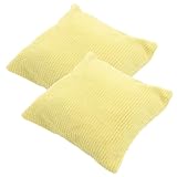 Gatuida 2 Stück Plüsch Kissenbezüge Weiche Quadratische Sofakissenhüllen aus...