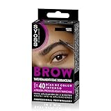 SYOSS Brow Augenbrauenfarbe schwarz intensiv (1 x 10 ml), permanente Haarfarbe,...