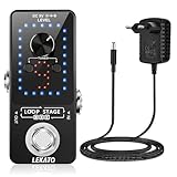 Guitar Looper mit Netzteil, LEKATO 9 Loops 40 Minuten Aufnahmezeit Gitarren-Looper...