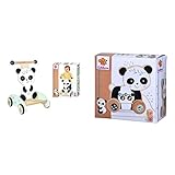 Eichhorn - Panda Linie - Schiebe-Lauflernwagen, teilmontiert & - Nachziehtier, Panda mit...