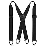 Fevaeno Hosenträger Herren Breit 4cm Anti-Rutsch-Schnalle Einstellbar und Elastische...