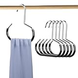 6 Teiliges Schalhalter,Gürtelhalter für den Kleiderschrank,rutschfeste Haken...