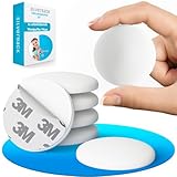 SilverRack® Türstopper Wand selbstklebend Weiß [6 Stück] - Wandpuffer als...