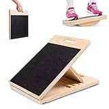 Balance Board und Schrägbrett aus Holz, Balanceboard für Erwachsene,...