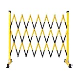 Faltbares Sicherheitsgitter aus robustem Stahl, Sicherheitsbarrikade mit Rollen,...